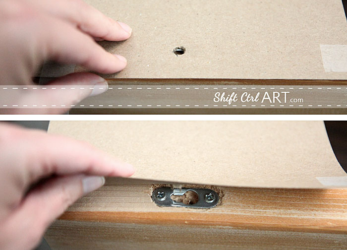 How to hang a flush mount shelf or cubby