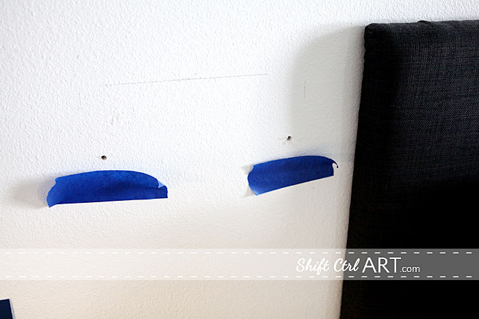 How to hang a flush mount shelf or cubby