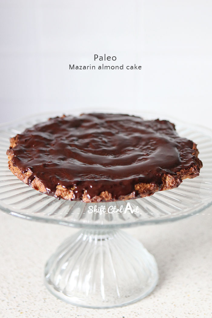 Paleo mazarin almond cake 1