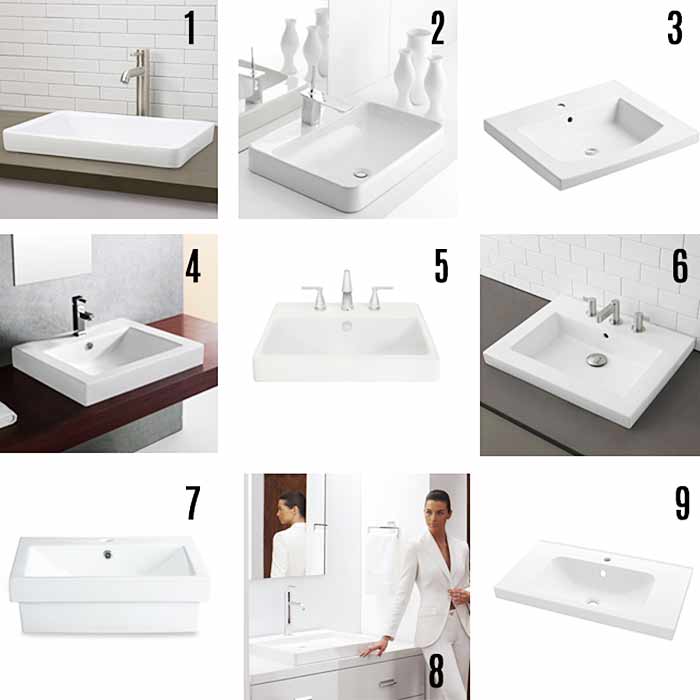 Master bath pan installation finding rectangle drop in sink 1