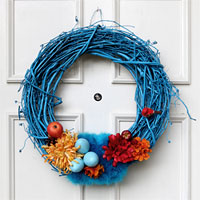 How to make a jewel toned Easter wreath
