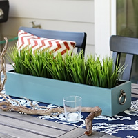 Build a planter box for your outdoor table