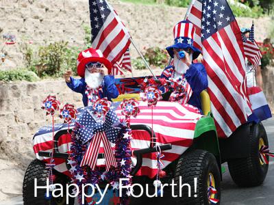 Happy fourth of July - a parade